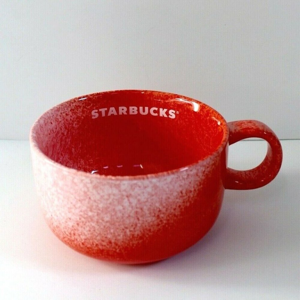 Starbucks Holiday 2020 Red Pink Ceramic Cup Bowl